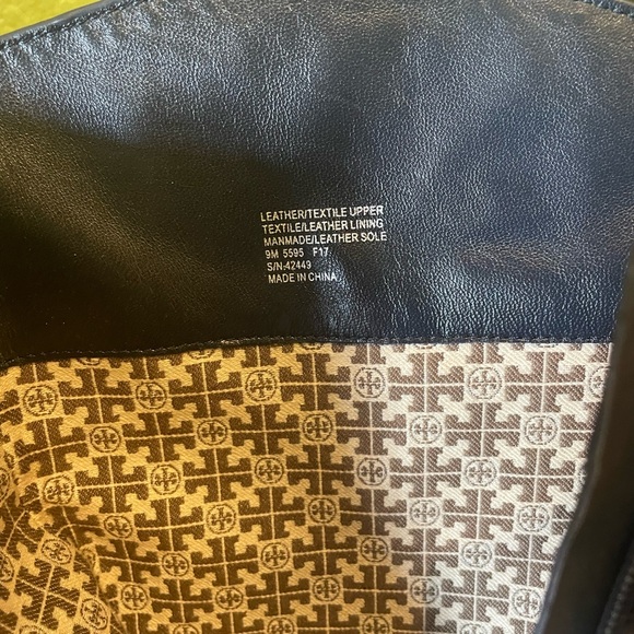 Tory Burch Brown and Black Patterned Boots - Picture 4 of 6